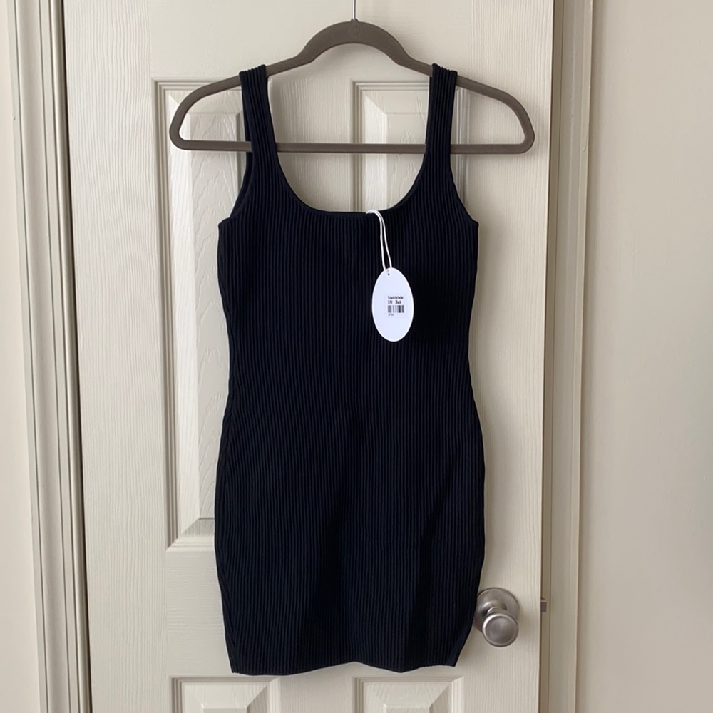 NWT Princess Polly Gracie Knit Mini Dress - black